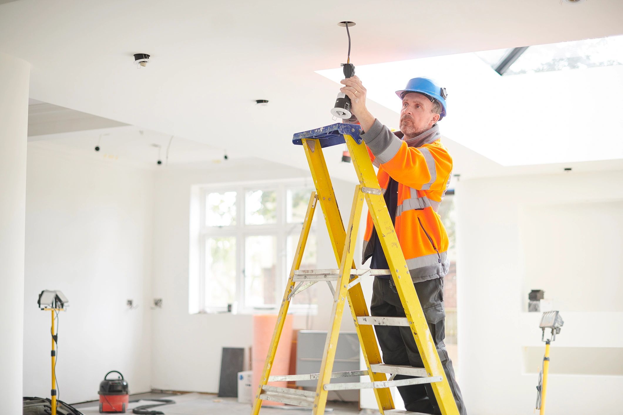 handyman lighting installation modern