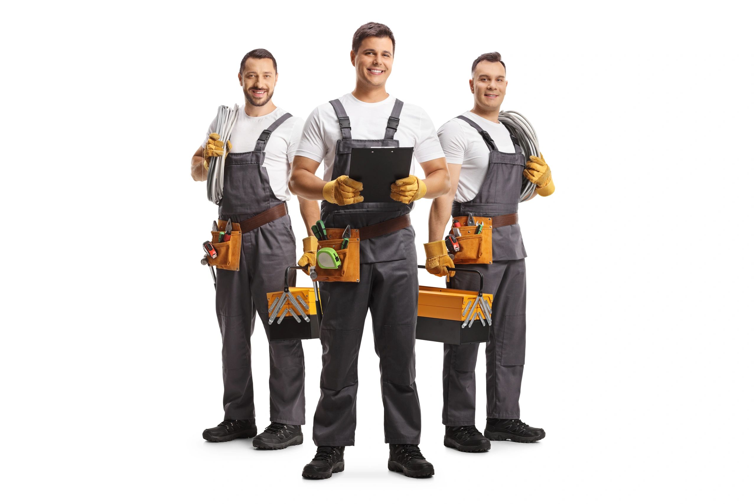 friendly handyman team modern