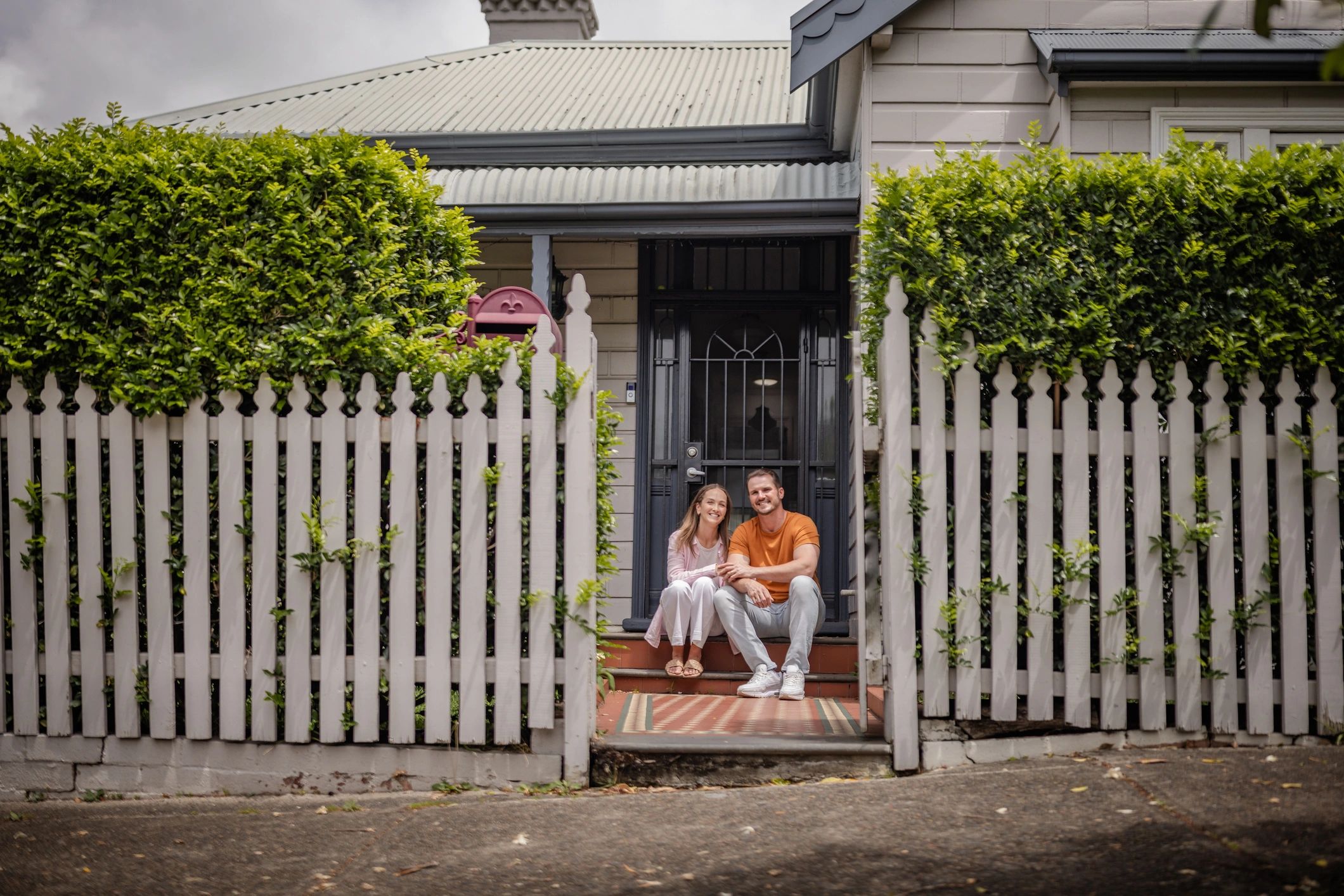 happy homeowner