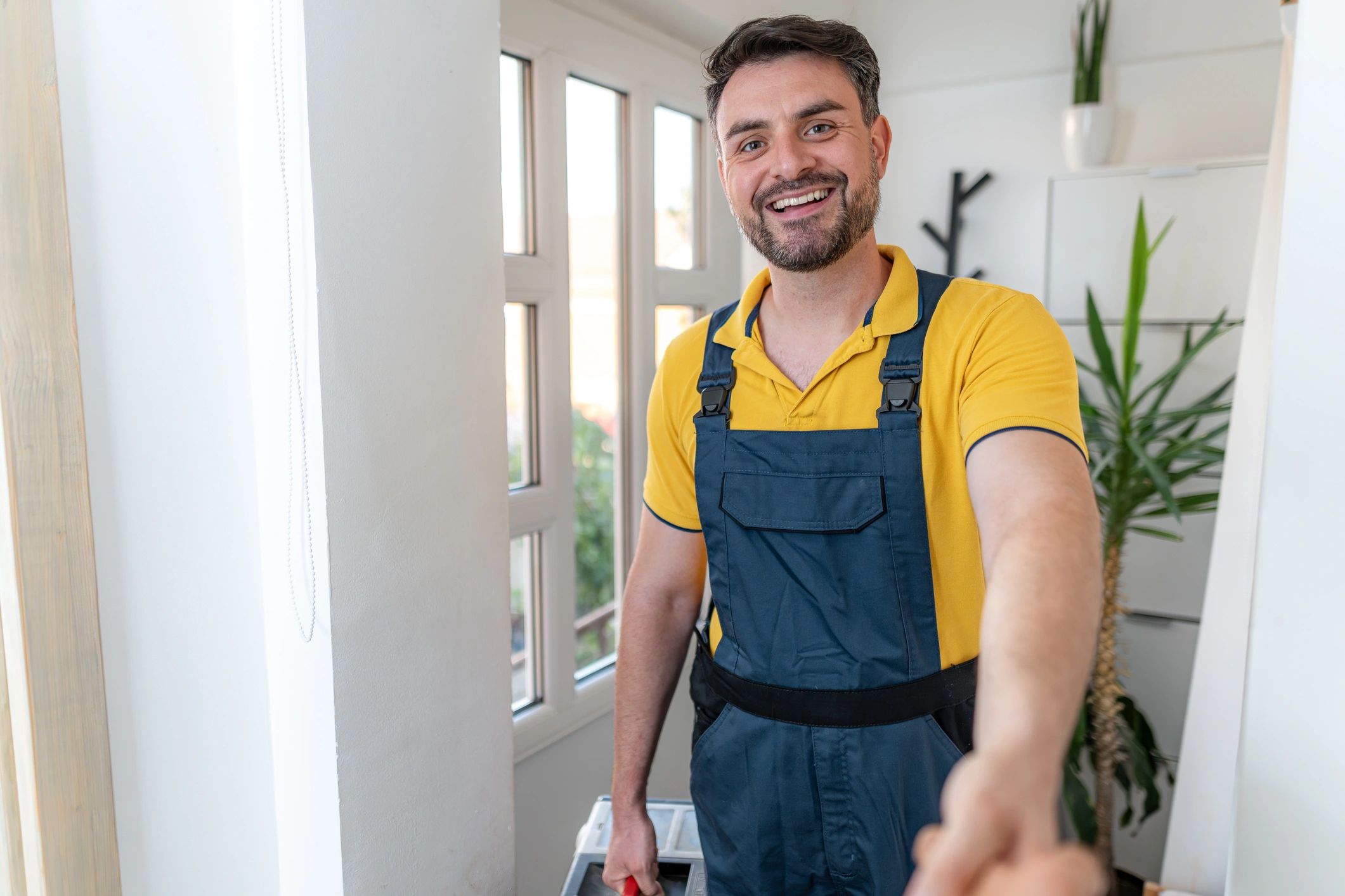 friendly handyman team modern